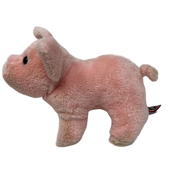 BUTTONS Plush PINK PIG Stuffed Animal Douglas Cuddle Toys 1521 Corkscrew Tail - Picture 4 of 11